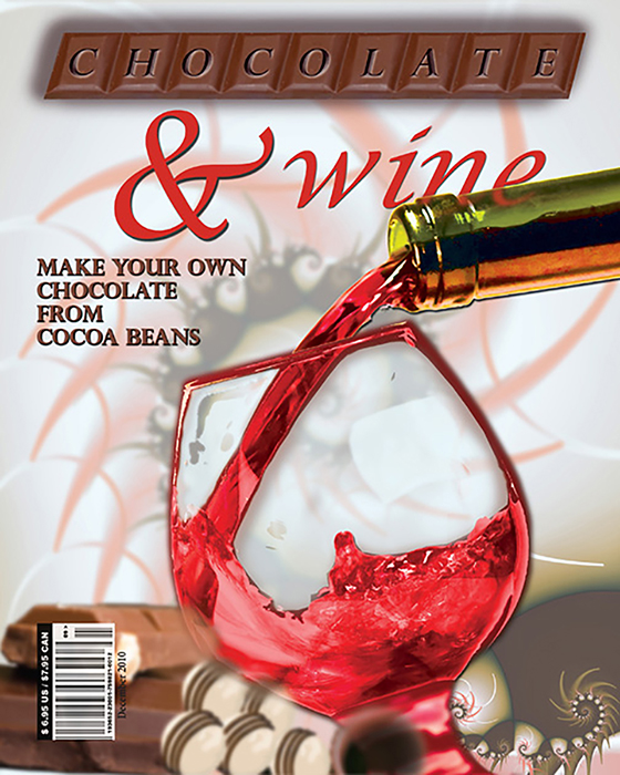 Magazine Cover "Chocolate & Wine" - Once again, another mock-up for a possible magazine cover. It sounds like the perfect combination to me! This was created with Adobe Photoshop.
