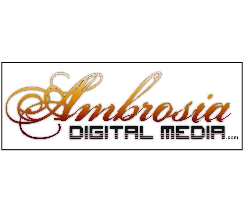 Ambrosia Digital Media logo - This was my company for many years. I decided to hang up the LLC in exchange for the Sole Proprietor. This logo was mostly designed by someone else, but I made a few tweaks and I created the Adobe Illustrator vector image.
