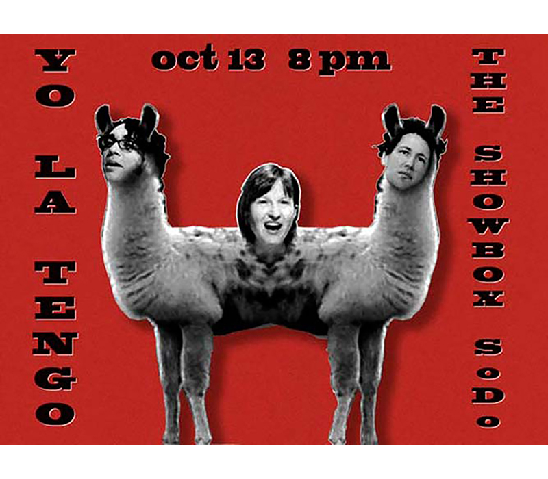 Yo La Tengo Concert Poster - This is really an amazing band. Here is a poster I designed for a concert at The Showbox Sodo in Seattle.